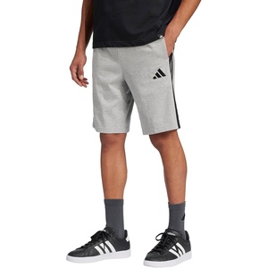 image:imageadidas mens Essentials 3stripes Single Jersey 10inch ShortsMedium Grey HeatherBlack