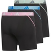 image:imageadidas Performance Mesh Boxer Briefs Underwear 2PackBlackBliss PinkSemi Blue Burst