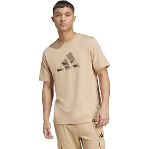 image:imageadidas Mens Camouflage Graphic TShirtWarm SandstoneLogo