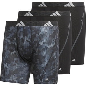 image:imageadidas Performance Mesh Boxer Briefs Underwear 2PackDigi Camo BlackonixBlackClear Grey