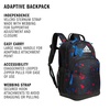 image:imageadidas Adaptive School Backpack 32LSplatter BlackBright Royal BlueWhite1