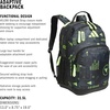 image:imageadidas Adaptive School Backpack 32LUpscaled MixblackLucid Lemon Yellow2
