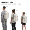 image:imageadidas Amplifier School Backpack 27LAlumina BeigeRose GoldBungee