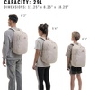 image:imageadidas Amplifier School Backpack 27LAlumina BeigeRose GoldRegular