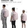 image:imageadidas Amplifier School Backpack 27LDistilled PinkDual Lilac PurpleRegular
