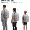 image:imageadidas Amplifier School Backpack 27LGrey ThreeGrey TwoWhiteBungee