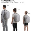 image:imageadidas Amplifier School Backpack 27LGrey TwoGrey ThreeRegular