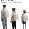 image:imageadidas Amplifier School Backpack 27LWarm Vanilla YellowWhiteRegular