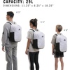 image:imageadidas Amplifier School Backpack 27LWhiteBlackRegular