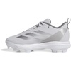 image:imageadidas Boys Adizero Instinct 20 TPU Softball Sneakers Shoes  BlackTeam Light GreySilver MetallicTeam Grey