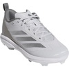 image:imageadidas Boys Adizero Instinct 20 TPU Softball Sneakers Shoes  BlackTeam Light GreySilver MetallicTeam Grey