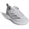 image:imageadidas Boys Adizero Instinct 20 TPU Softball Sneakers Shoes  BlackTeam Light GreySilver MetallicTeam Grey