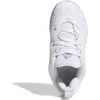 image:imageadidas Kids Initiation Basketball ShoeWhiteSilver MetallicDash Grey