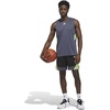 image:imageadidas Mens 3Stripes Tank Casual  BlackAurora OnixLucid Lemon