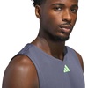 image:imageadidas Mens 3Stripes Tank Casual  BlackAurora OnixLucid Lemon