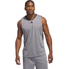 image:imageadidas Mens 3Stripes Tank Casual  BlackGrey Three  Black