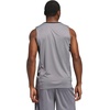 image:imageadidas Mens 3Stripes Tank Casual  BlackGreyBlack