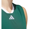 image:imageadidas Mens 3Stripes Tank Casual  BlackTeam Dark GreenWhite