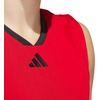 image:imageadidas Mens 3Stripes Tank Casual  BlackTeam Power Red 2Black