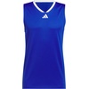 image:imageadidas Mens 3Stripes Tank Casual  BlackTeam Royal BlueWhite