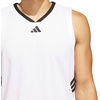 image:imageadidas Mens 3Stripes Tank Casual  BlackWhiteBlack