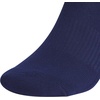 image:imageadidas Mens Athletic Cushioned No Show Socks 6 PairsDark BlueCollegiate NavyTech Indigo Blue