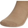 image:imageadidas Mens Athletic Cushioned No Show Socks 6 PairsKhaki SixWhiteCrystal Linen Beige