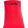 image:imageadidas Mens Athletic Cushioned No Show Socks 6 PairsPure Ruby RedBlackTeam Royal Blue