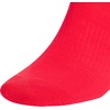 image:imageadidas Mens Athletic Cushioned No Show Socks 6 PairsPure Ruby RedBlackTeam Royal Blue