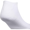 image:imageadidas Mens Athletic Cushioned No Show Socks 6 PairsWhiteAlumina BeigeCarbon Grey