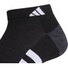 image:imageadidas Mens Cushioned Socks 3 PairsBlackOnix GreyWhite30Low Cut