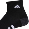image:imageadidas Mens Cushioned Socks 3 PairsBlackOnix GreyWhite30Quarter