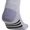image:imageadidas Mens Cushioned Socks 3 PairsCool Light HeatherGreyBlack30Crew