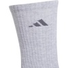 image:imageadidas Mens Cushioned Socks 3 PairsCool Light HeatherOnix GreyGrey40Crew
