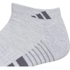 image:imageadidas Mens Cushioned Socks 3 PairsCool Light HeatherOnix GreyGrey40Low Cut