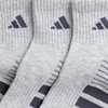 image:imageadidas Mens Cushioned Socks 3 PairsCool Light HeatherOnix GreyGrey40Quarter