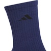 image:imageadidas Mens Cushioned Socks 3 PairsDark BlueWhiteCool Light Heather40Crew