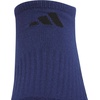 image:imageadidas Mens Cushioned Socks 3 PairsDark BlueWhiteCool Light Heather40No Show
