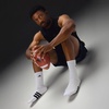 image:imageadidas Mens Cushioned Socks 3 PairsWhiteCollegiate GreenBlack40Crew