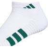 image:imageadidas Mens Cushioned Socks 3 PairsWhiteCollegiate GreenBlack40Low Cut