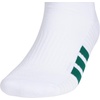 image:imageadidas Mens Cushioned Socks 3 PairsWhiteCollegiate GreenBlack40Low Cut