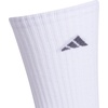 image:imageadidas Mens Cushioned Socks 3 PairsWhiteGreyOnix Grey30Crew
