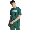 image:imageadidas Mens Essentials Single Jersey Linear Embroidered Logo TShirtCollegiate Green