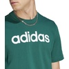image:imageadidas Mens Essentials Single Jersey Linear Embroidered Logo TShirtCollegiate Green