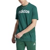 image:imageadidas Mens Essentials Single Jersey Linear Embroidered Logo TShirtCollegiate Green