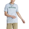 image:imageadidas Mens Essentials Single Jersey Linear Embroidered Logo TShirtWonder Blue