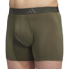 image:imageadidas Mens Microfiber Trunk Underwear 3PackOlive Strata GreenBlackOnix Grey