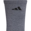 image:imageadidas Mens Superlite Crew Socks 6 PairsOnix GreyBlack3