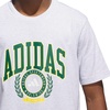 image:imageadidas Mens Varsity Crest Graphic TShirtLight Grey Heather