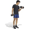 image:imageadidas Mens Workout Essentials Base Melange Woven ShortsDark Blue Melange